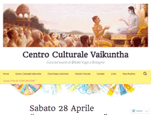 Tablet Screenshot of centrovaikuntha.com